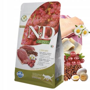 Strona główna V2 Farmina N&D Quinoa Urinary Duck sucha karma dla kota 5 kg